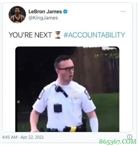 特朗普发声明抨击詹姆斯：他的种族主义是分裂的、可恶的