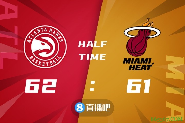 ?博格丹21+8 科林斯20+8 纳恩21分 老鹰6人上双掀翻热火