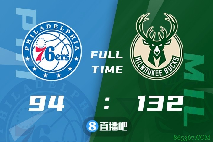 ?字母哥三节打卡24+14+7 波蒂斯17+8 雄鹿再胜76人送其4连败