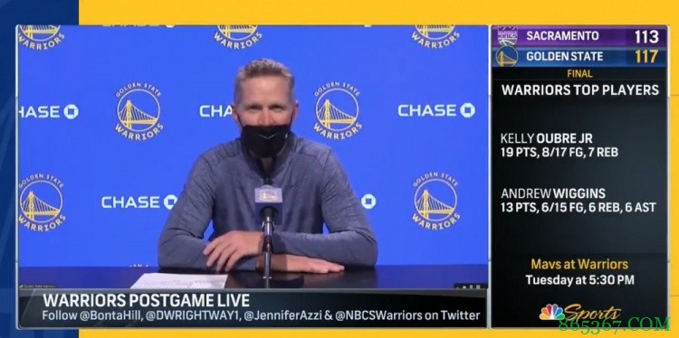 科尔：找不到其他形容词吹库里了 你们可以去看看我以前怎么吹的