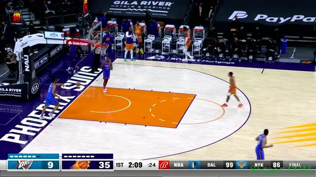 ?布克32+5 马勒登33+5 保罗17+5+12 太阳大胜雷霆