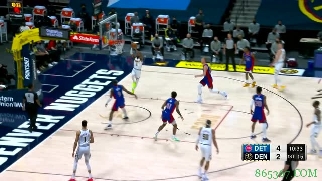 ?约基奇27+8+11 格兰特29+5 掘金三人20+拔活塞取6连胜