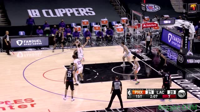 ?乔治33+7 莱昂纳德27+5+5 布克24分 快船终结太阳7连胜