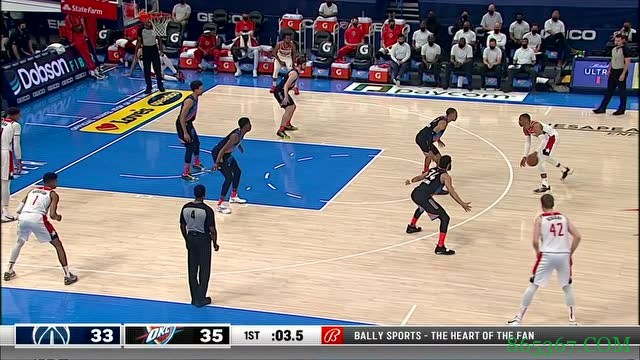 ?威少37+11+11 比尔33+6+5 奇才大胜雷霆豪取7连胜