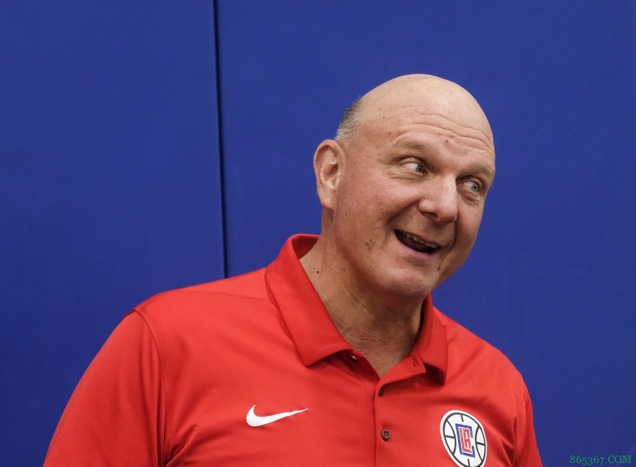 鲍尔默过去一年总资产又增长了30% 身家来到687亿美元