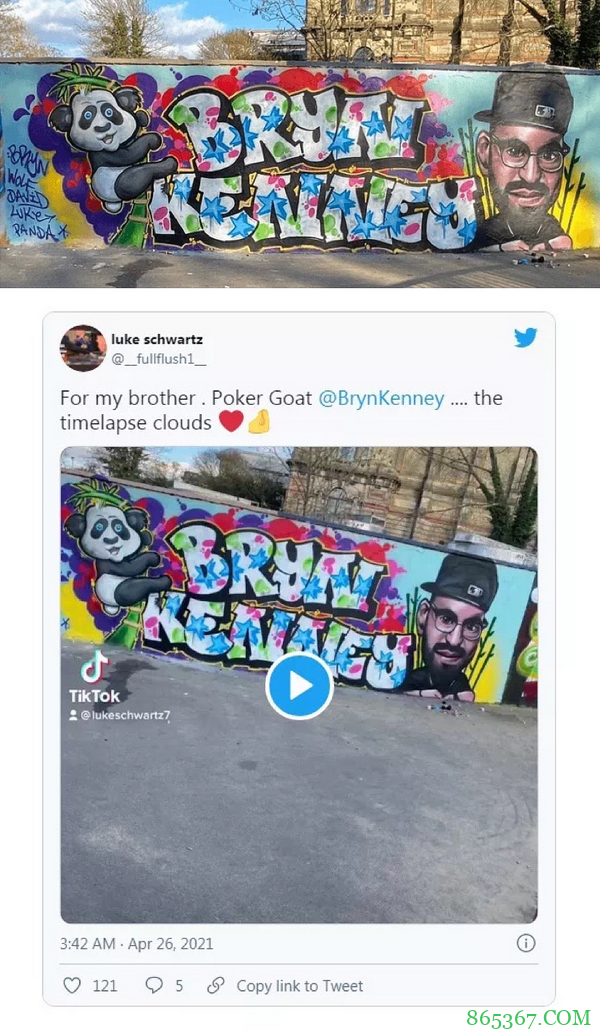 Luke Schwartz用涂鸦墙致敬Bryn Kenney苏格兰奇才David Vamplew即将复出