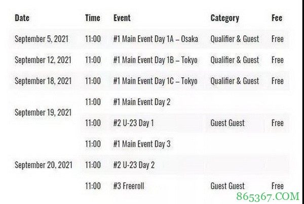 WPT日本站九月开打 保证奖池为去年的两倍