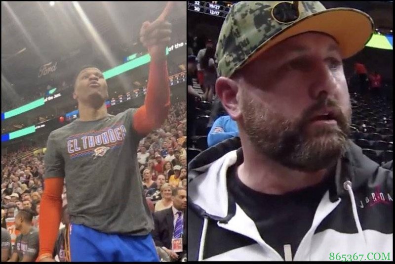 19年辱骂威少的爵士球迷 向威少和爵士队提出的1亿美元诉讼被驳回