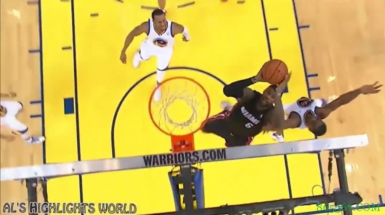 【重温经典】詹姆斯三分绝杀勇士 霸王步庆祝 君临天下