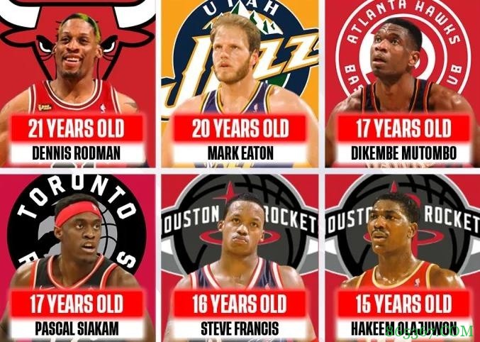 较晚接触篮球NBA球员：恩比德15岁 西卡17岁 罗德曼21岁