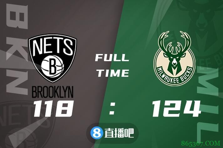 ?字母哥36+12 霍勒迪23+8+10 杜欧合砍70分 雄鹿双杀篮网