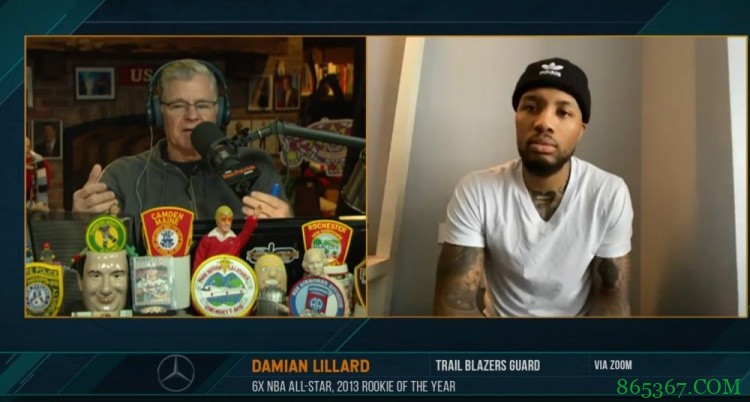 利拉德：大部分人会觉得库里仅次于魔术师 他是历史最佳射手