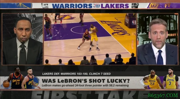 Max反驳A-史密斯运气论:一切的原因只是他是勒布朗-詹姆斯