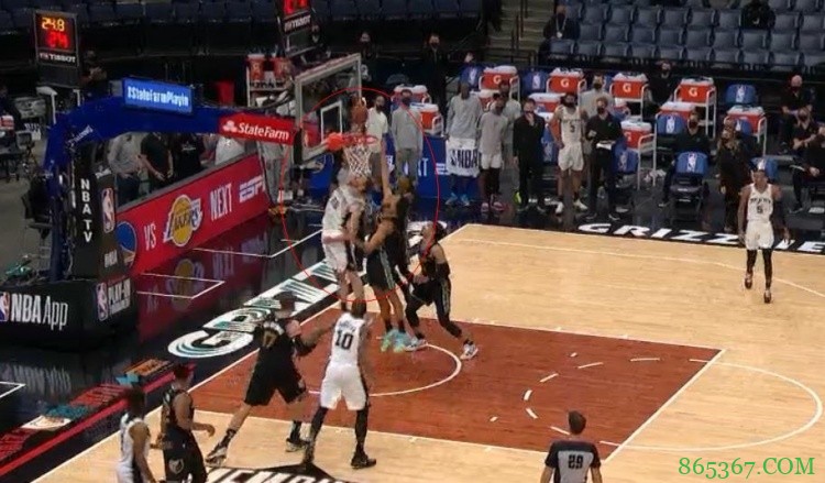 昨日裁判报告：湖勇无错判漏判 灰熊马刺各漏判一次