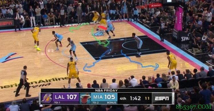 【录像分析室】带你揭秘湖人队最常见的战术:ELBOW