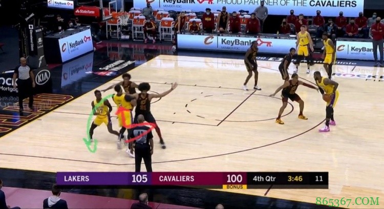 【录像分析室】带你揭秘湖人队最常见的战术:ELBOW