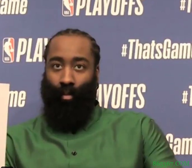 哈登：喜欢我们战斗的方式 这说明并不是每一场比赛都是完美的