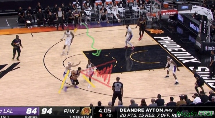 【录像分析室】有备而来，揭秘太阳队用四招破解湖人包夹