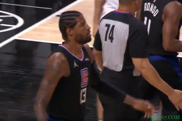 全场三分7中1 乔治28分12板6助无奈快船主场0-2