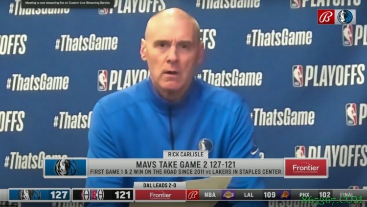 卡莱尔：中场时强调了防守 第三节我们用防守奠定了胜利的基调