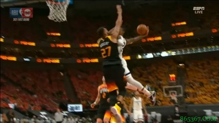 莫兰特:戈贝尔的封盖很漂亮 但攻筐是我的工作所以我不怕他