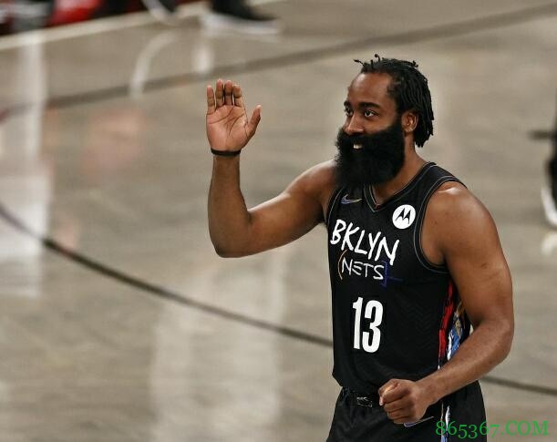 哈登季后赛三分命中数超越吉诺比利 升至NBA历史第五