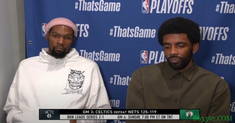 杜兰特谈球队防守：我们需要在防守端 更多地去关注一些小细节