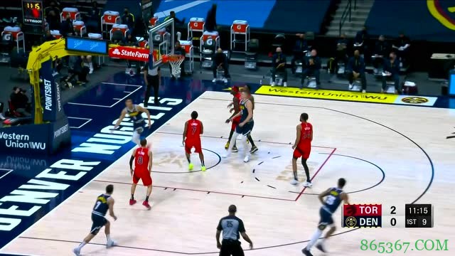 ?小波特23+7 洛瑞20+7 掘金7人上双擒猛龙取4连胜