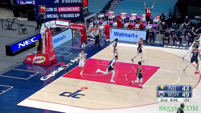 ?威少14+21+24 比尔26+6 小萨32+20 奇才9人上双战胜步行者