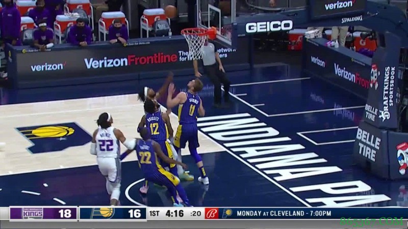 ?巴格利31+12 赖特23+7+6+6断 国王轻取步行者取4连胜