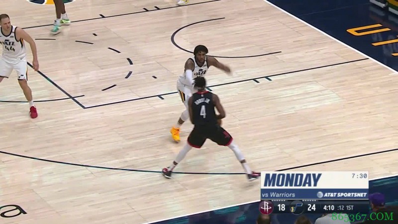 ?尼昂24分 小马丁27+10 爵士3人20+送火箭5连败