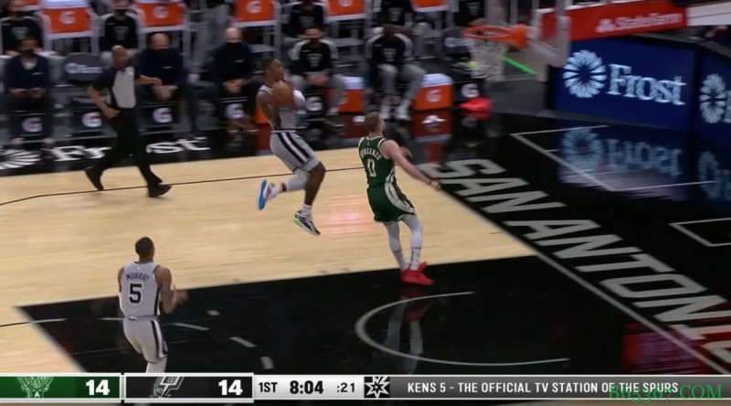 ?穆雷21+9 字母哥28分 马刺6人得分19+终结雄鹿5连胜