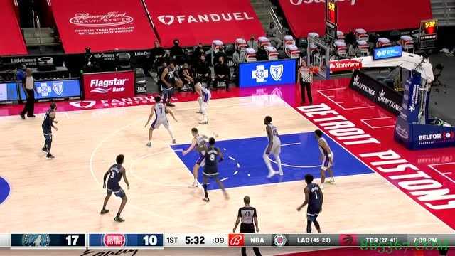 ?唐斯28+8 爱德华兹22分 贝21分 森林狼大胜活塞