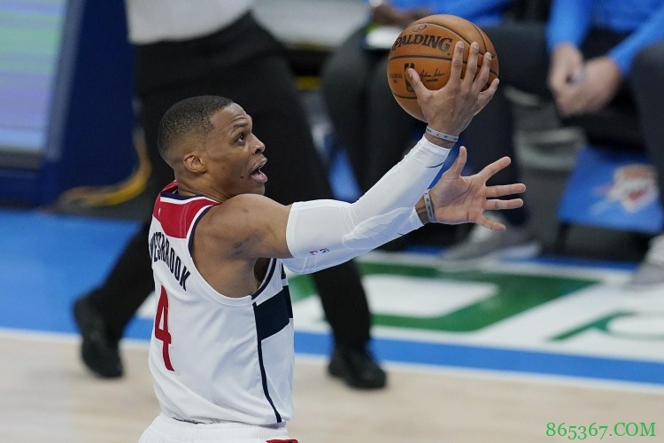 威少场均11.7助攻创个人新高 奇才官推:威少获第三个助攻王