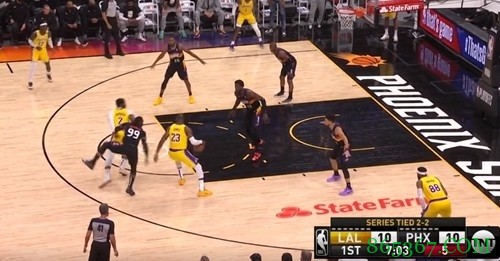 湖人VS太阳G5述评:一招挡拆针对到死 投射终究是硬伤