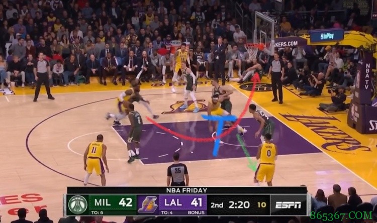 【录像分析室】顶级挡拆手最常用的进攻小技巧-把防守人卡在身后