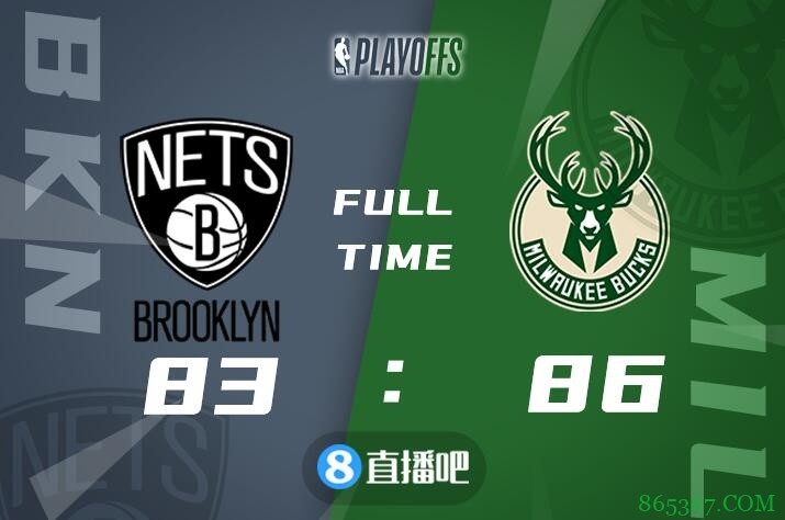 篮网仍有75%可能性淘汰雄鹿 进总决和夺冠概率分别是49%和25%