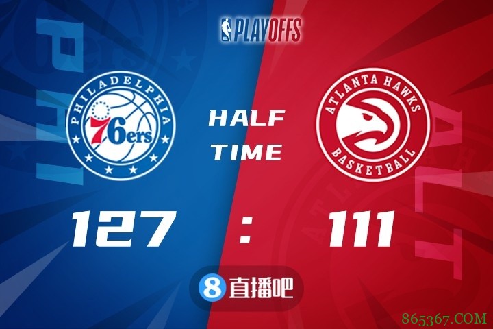 ?恩比德27+9+8 哈里斯22+8 特雷-杨28+8 76人再胜老鹰2-1反超