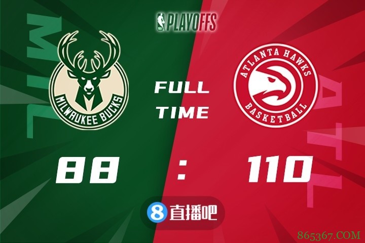 ?字母哥伤退 杨伤停 路威21+8 博格丹20+5 老鹰擒鹿扳平比分