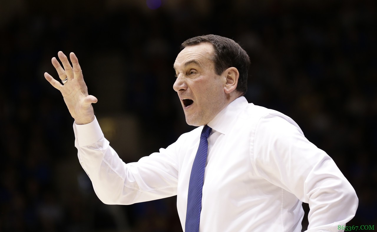 名记：老K教练迈克-沙舍夫斯基将在下赛季结束后退休