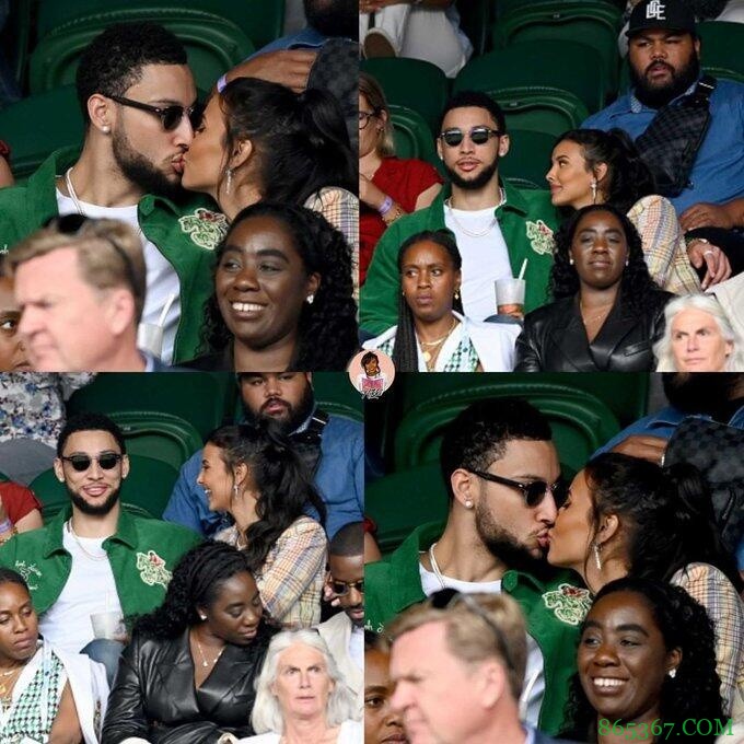 度假模式!本西与新女友一起现场观战温网