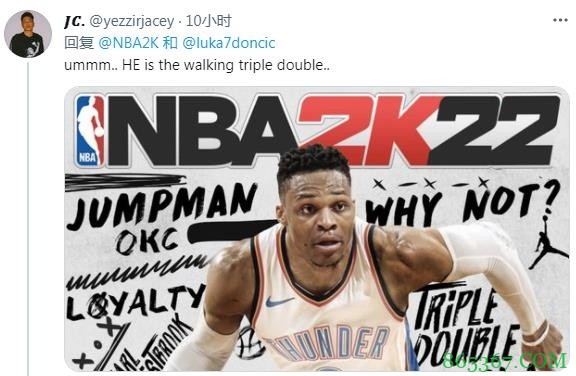 2K形容东契奇“行走的三双” 球迷：你说的是威少吧?