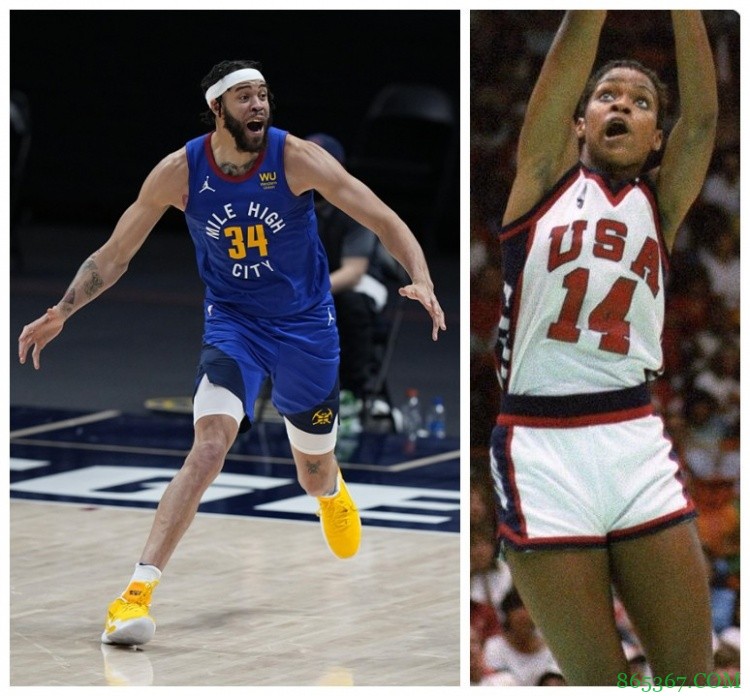 麦基的妈妈曾代表美国女篮出战1984年奥运会 获得金牌