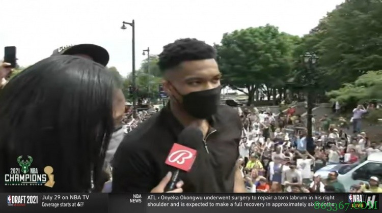 字母哥：我因球迷的高兴而高兴 很开心为这座城市赢下总冠军