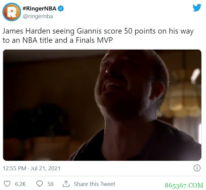 还没有原谅！休斯敦纪事报借字母哥夺冠发文揶揄哈登