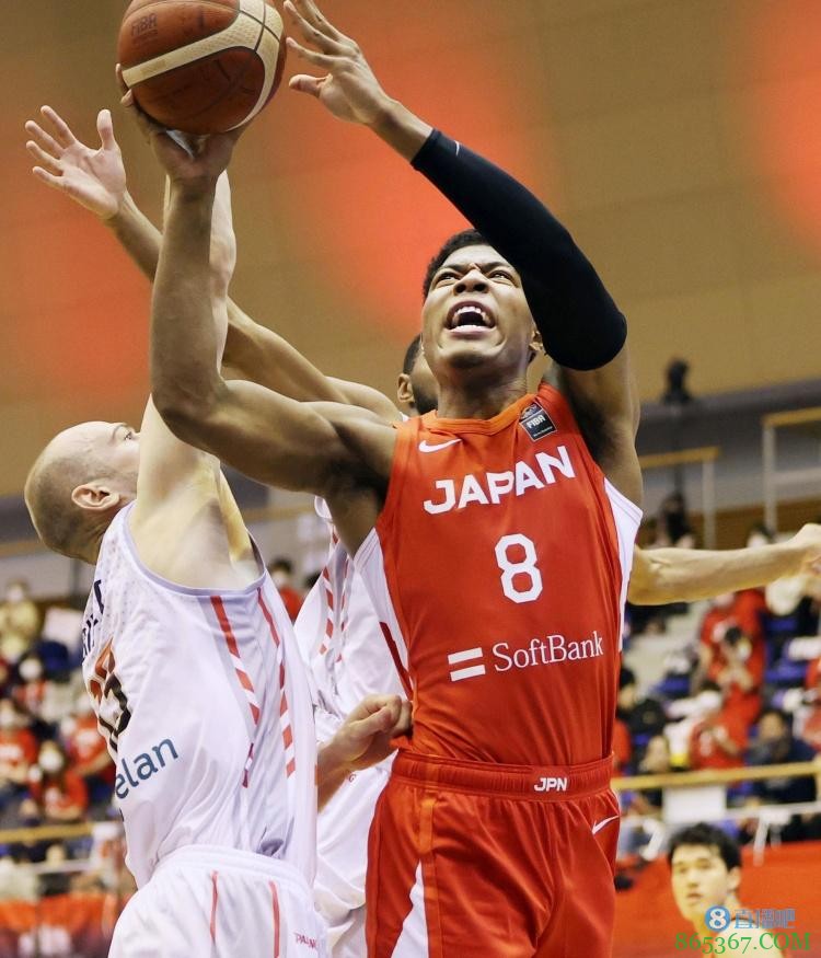 日本男篮热身赛大胜比利时 八村塁24分6板&渡边雄太15分6板