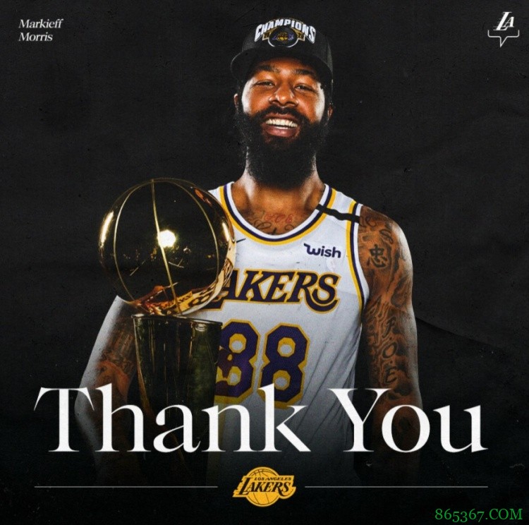 湖人官方晒照致谢九位离队成员 詹姆斯转发??✊??