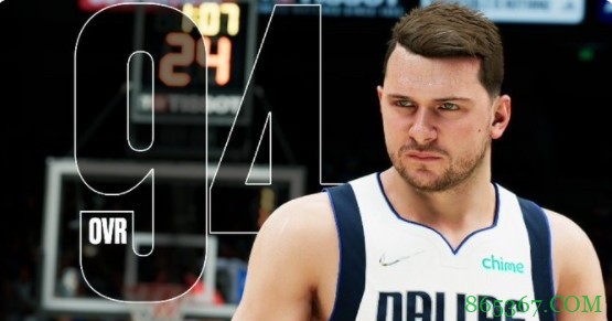 《NBA2K22》公布封面球星东契奇能力值:94