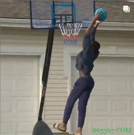 加拿大1少年每天都苦练球技 LBJ送鼓励:加油!我也是你的粉丝