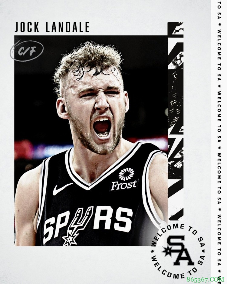 马刺官宣签下澳大利亚国手兰代尔 后者转发:Let’s go!!!